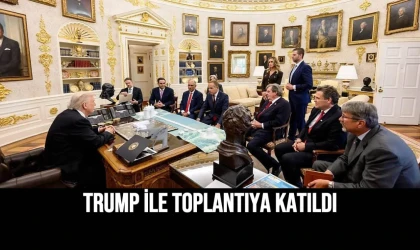 Trump ile Toplantıya Katıldı
