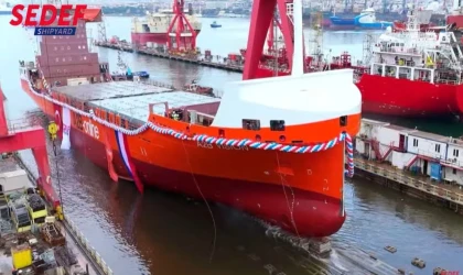 Türkiye'de Denize İndirildi