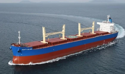 "Agatti Island"ı Teslim Etti