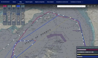 Gemiler İran Kıyıları Boyunca Seyrediyor