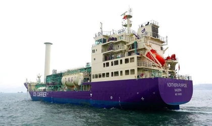 LCO₂ Taşıyıcı Gemisini Teslim Aldı