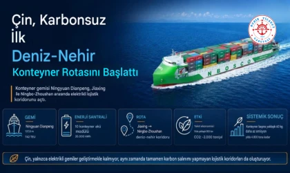 Deniz-Nehir Konteyner Rotasını Başlattı