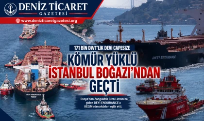 171 Bin DWT’lik Dev Boğaz’dan Geçti