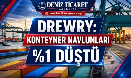 Drewry: Konteyner Navlunları %1 Düştü