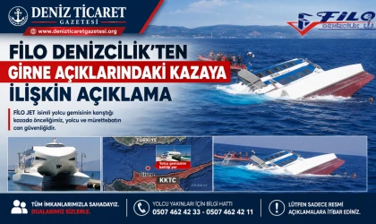 Filo Denizcilik’ten Girne Açıklarındaki FİLO JET Kazasına İlişkin Açıklama
