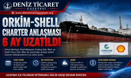 Orkim-Shell Charter Anlaşması 6 Ay Uzatıldı