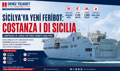 Sicilya'ya Yeni Feribot