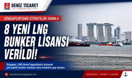 Singapur'dan 8 LNG Lisansı