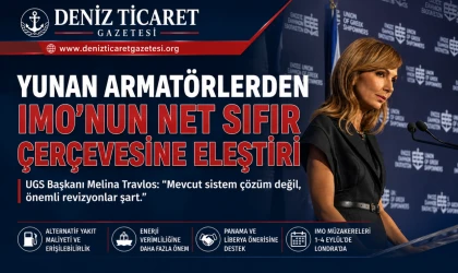Yunan Armatörlerden IMO’ya Net Sıfır Eleştirisi