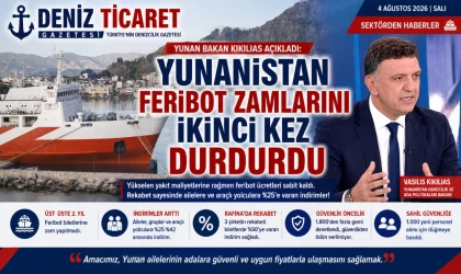 Yunanistan Feribot Zamlarını İkinci Kez Durdurdu
