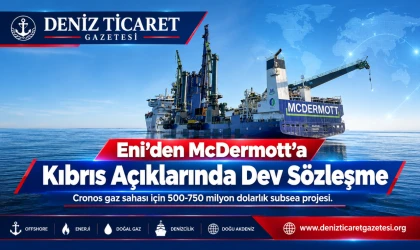 Eni’den Kıbrıs Açıklarında 750 Milyon Dolarlık Dev Proje