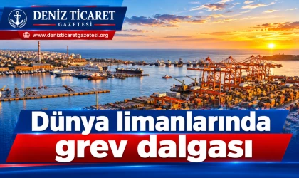 113 limanda grev: Liman işçileri savaşa karşı