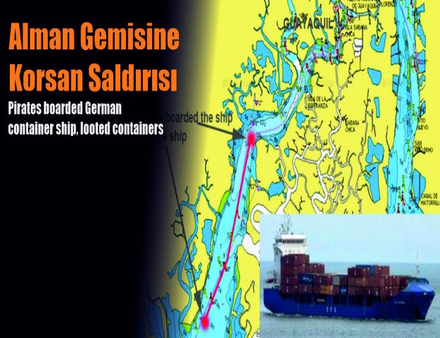 Alman Gemisine Korsan Saldırısı
