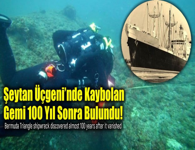 Şeytan Üçgeni’nde Kaybolan Gemi 100 Yıl Sonra Bulundu!