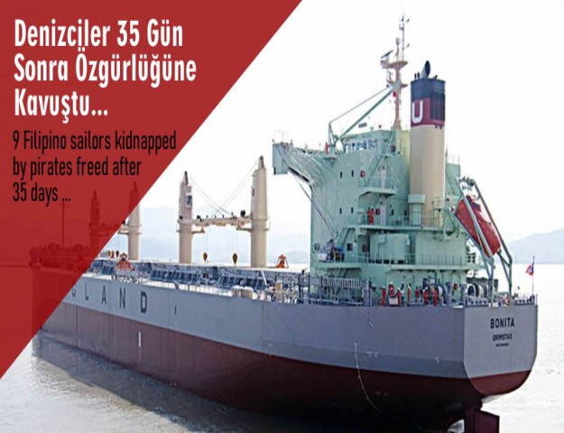Denizciler 35 Gün Sonra Özgürlüğüne Kavuştu