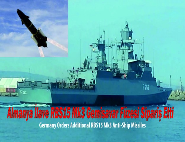 Almanya İlave RBS15 Mk3 Gemisavar Füzesi Sipariş Etti