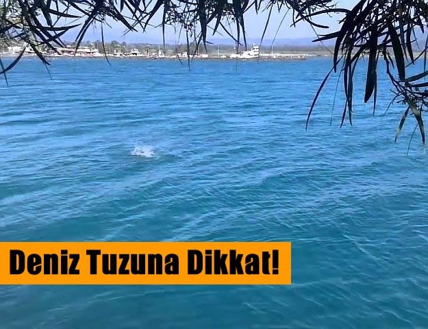 Deniz Tuzuna Dikkat!