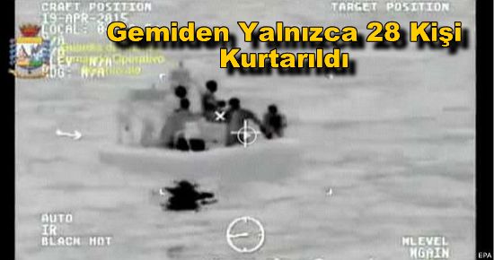 700'e yakın göçmen taşıyan gemi battı