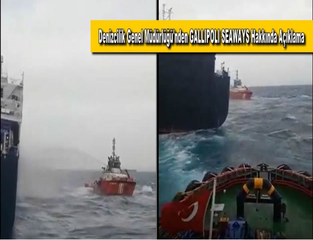 Denizcilik Genel Müdürlüğü'nden GALLIPOLI SEAWAYS Hakkında Açıklama