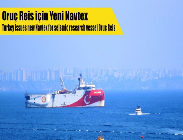 Oruç Reis için Yeni Navtex