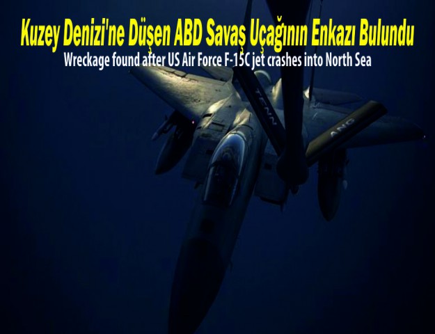 Kuzey Denizi'ne Düşen ABD Savaş Uçağının Enkazı Bulundu