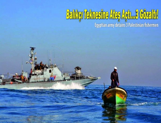 Balıkçı Teknesine Ateş Açtı...3 Gözaltı!