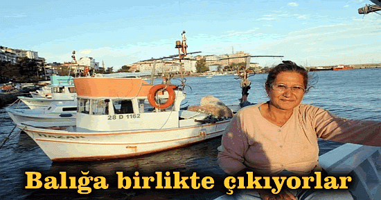 Balığa birlikte çıkıyorlar