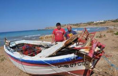 Balıkçı Teknesi Alabora Oldu