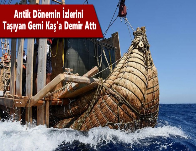 Antik Dönemin İzlerini Taşıyan Gemi Kaş'a Demir Attı