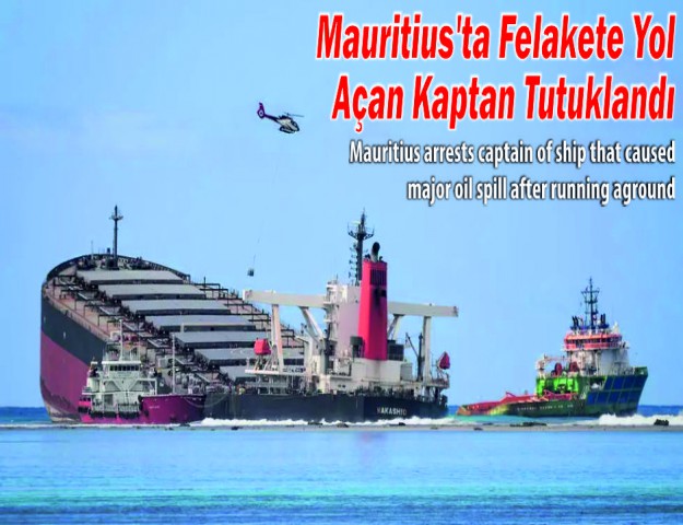 Mauritius'ta Felakete Yol Açan Kaptan Tutuklandı