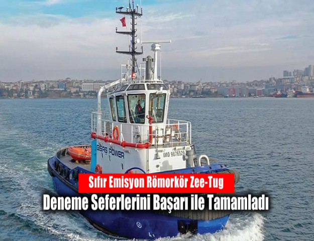 Sıfır Emisyon Römorkör Zee-Tug Deneme Seferlerini Başarı ile Tamamladı