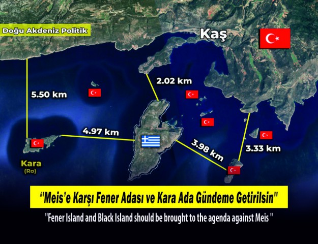 ''Meis’e Karşı Fener Adası ve Kara Ada Gündeme Getirilsin''