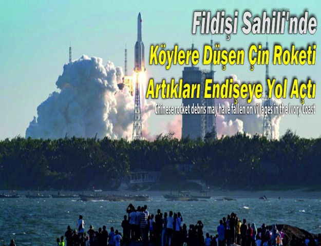 Fildişi Sahili'nde Köylere Düşen Çin Roketi Artıkları Endişeye Yol Açtı