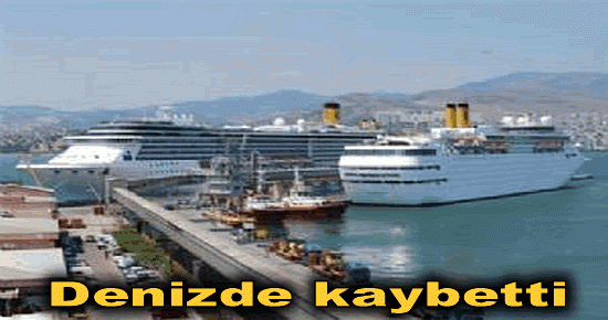 Denizde kaybetti
