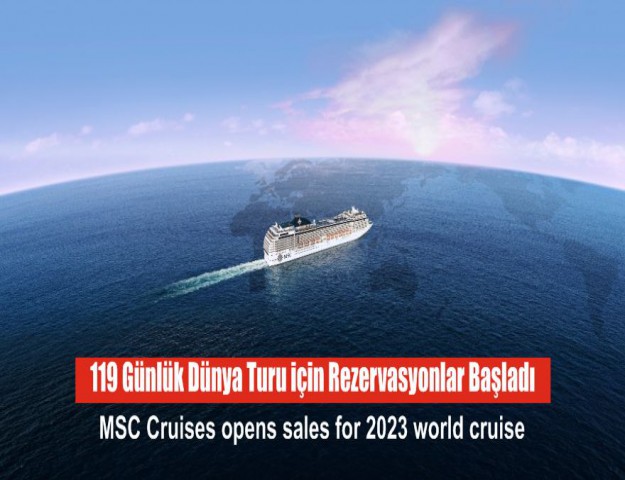 119 Günlük Dünya Turu için Rezervasyonlar Başladı