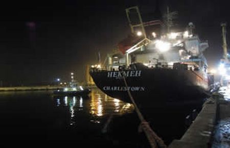 Ege Denizi'nde Gemi Yangını