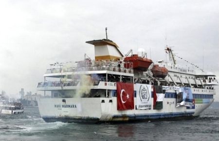  Mavi Marmara'ya bayrak çözümü