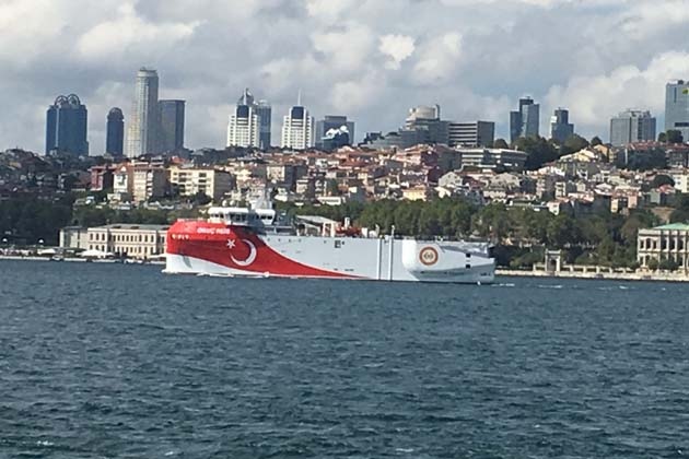 '' MTA Oruç Reis '' İstanbul'da