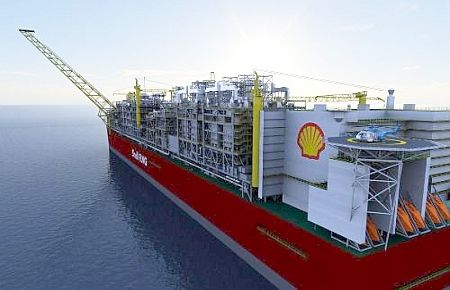 Shell ilk yüzen FLNG?yi kuruyor