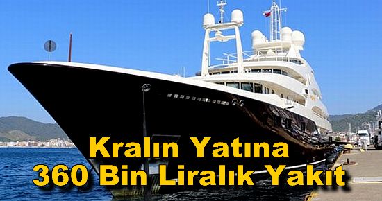Ürdün Kralı?nın Yatına 360 Bin Liralık Yakıt