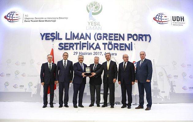 Yeşil Liman Sertifikalarını Bakan Arslan Verdi