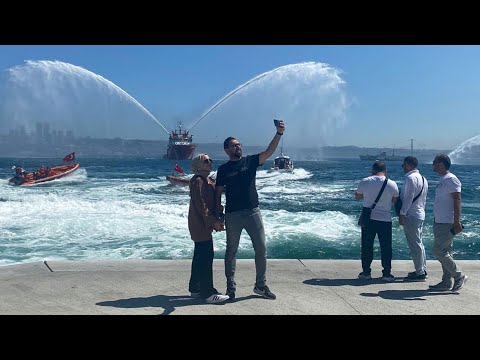 Denizcilik ve Kabotaj Bayramı Sarayburnu'nda düzenlenen törenle kutlandı